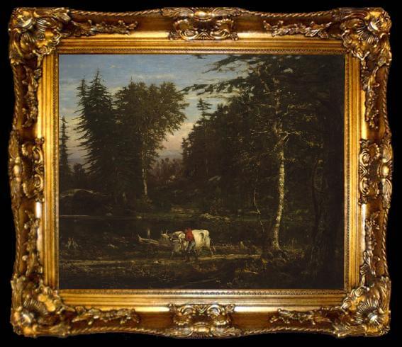 framed  George Inness In the Adirondacks, ta009-2
